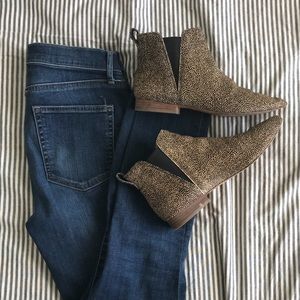 Madewell leopard booties